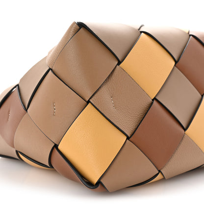Loewe Calfskin Small Woven Basket Surplus Bag Hazelnut Camel 9 of 10