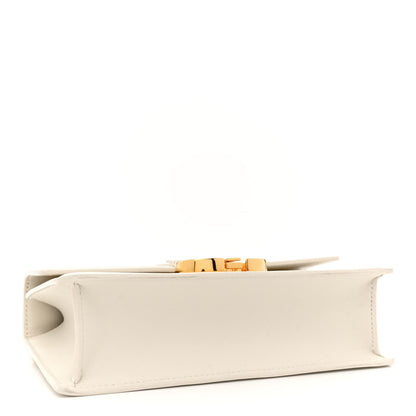 Christian Dior Grained Calfskin 30 Montaigne East West Chain Flap Bag Off White 4 of 13