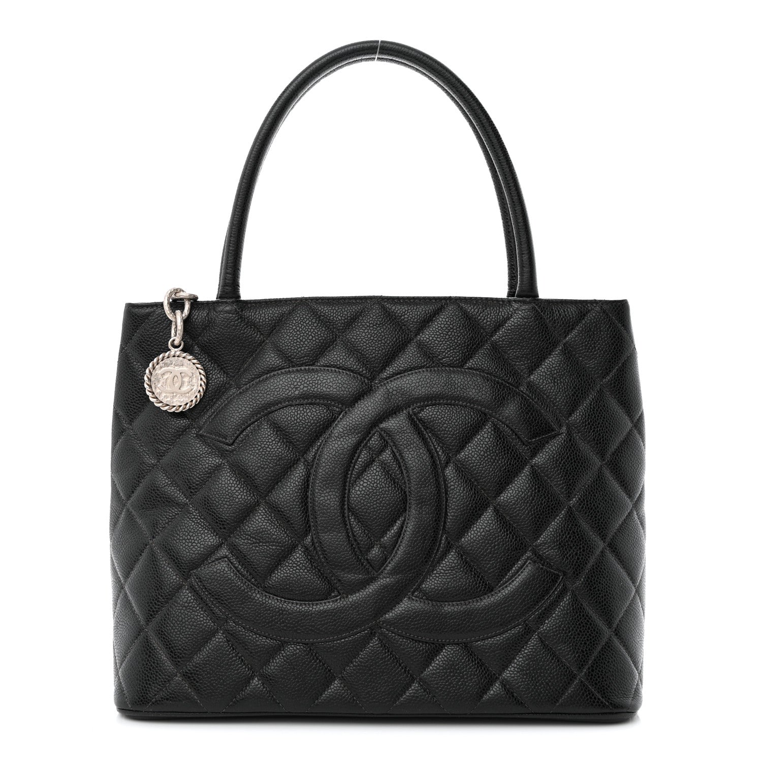 Chanel Caviar Quilted Medallion Tote Black 1 of 13