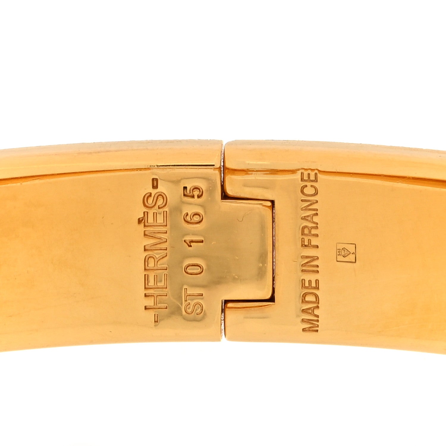 Hermes Enamel Narrow Clic Clac H Bracelet PM White 4 of 4