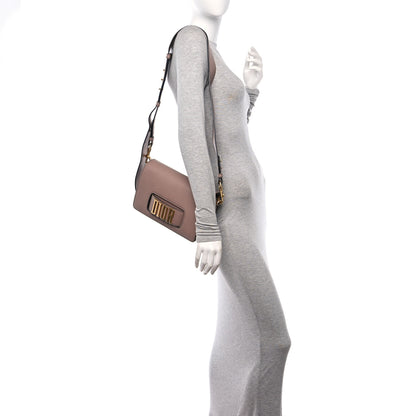 Christian Dior Grained Calfskin Dio(r)evolution Flap Bag Old Rose 2 of 14
