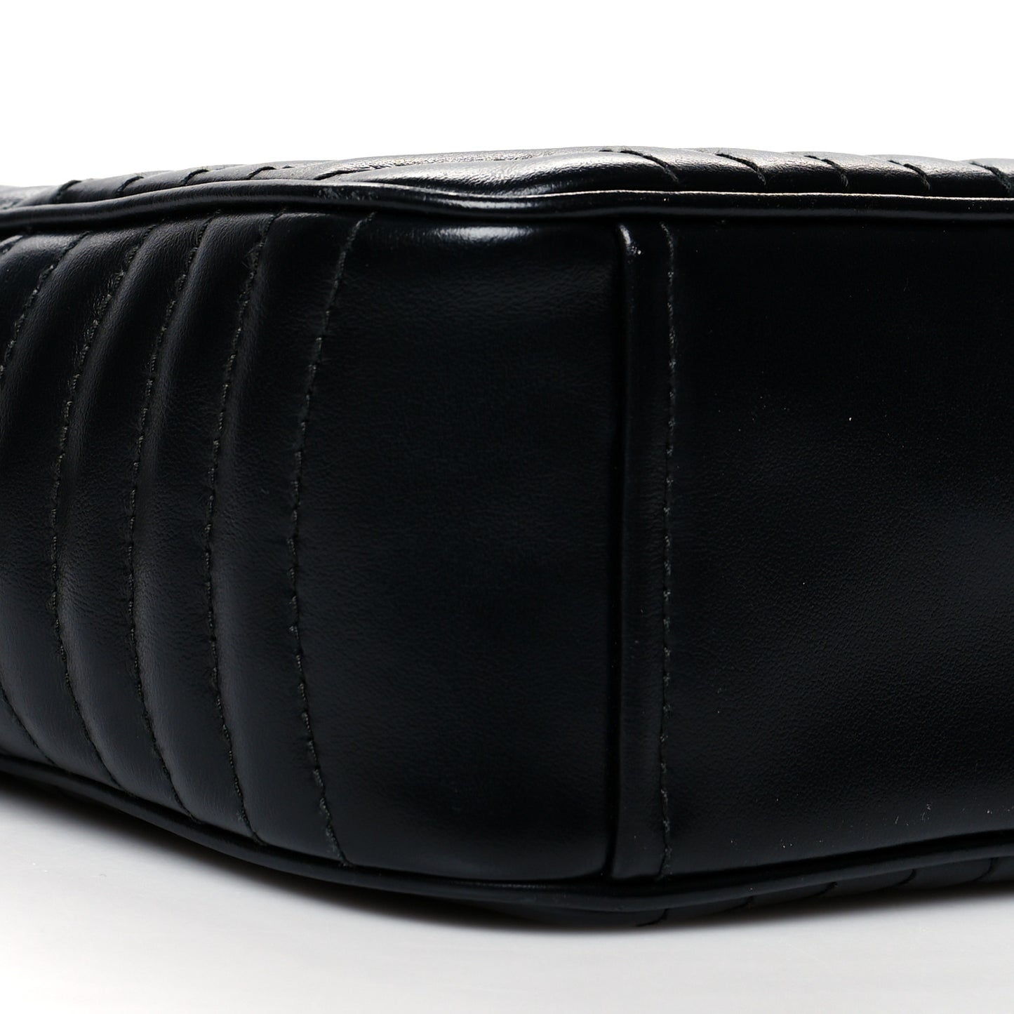 Soft Calfskin Diagramme Crossbody Bag Black