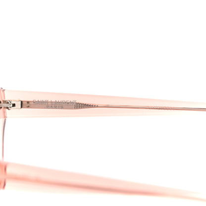 Saint Laurent Acetate Mica Cat Eye Sunglasses SL 276 Pink 6 of 8