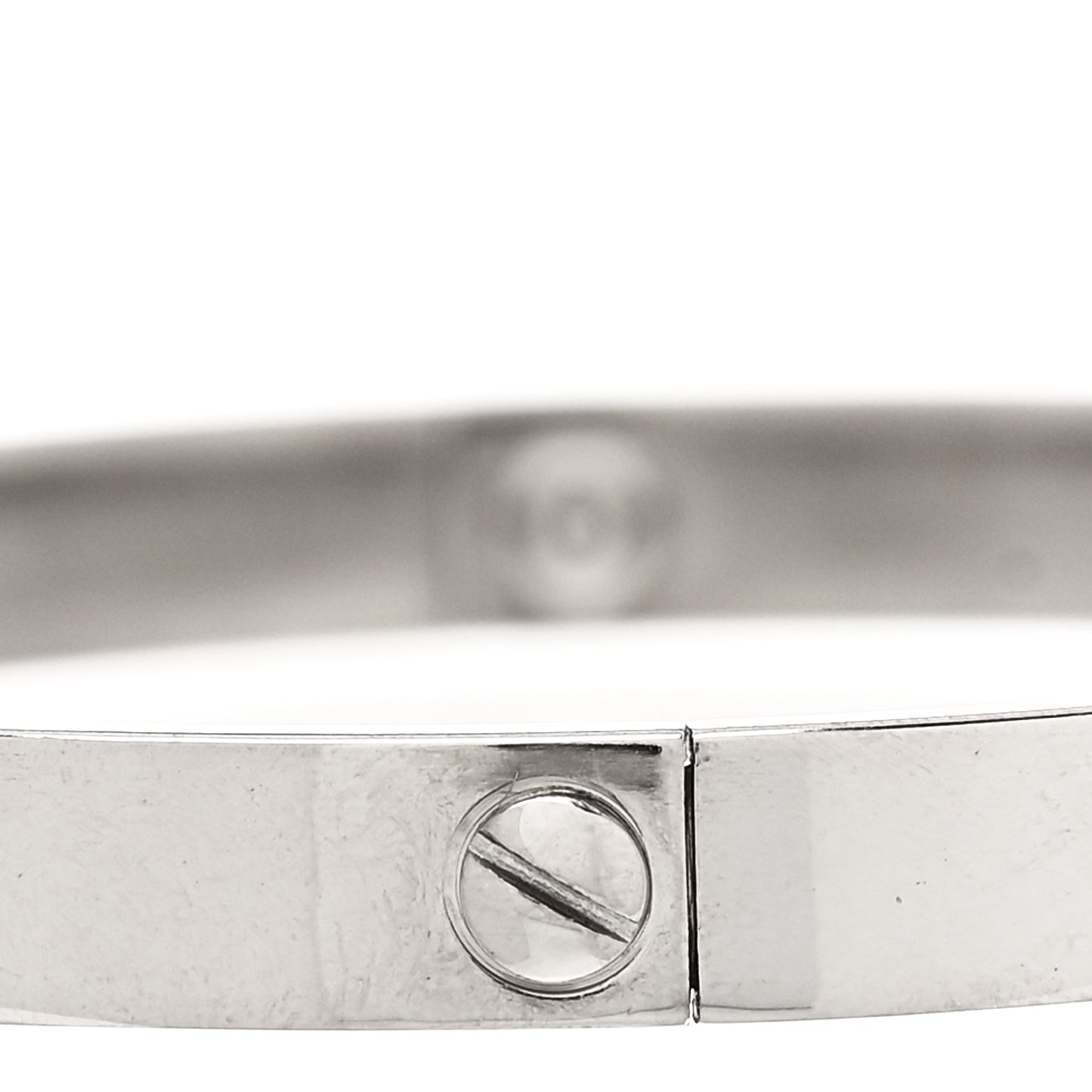 18K White Gold LOVE Bracelet 21
