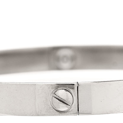 Cartier 18K White Gold LOVE Bracelet 21 5 of 7