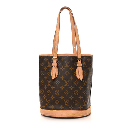 Louis Vuitton Monogram Petit Bucket 23 1 of 8