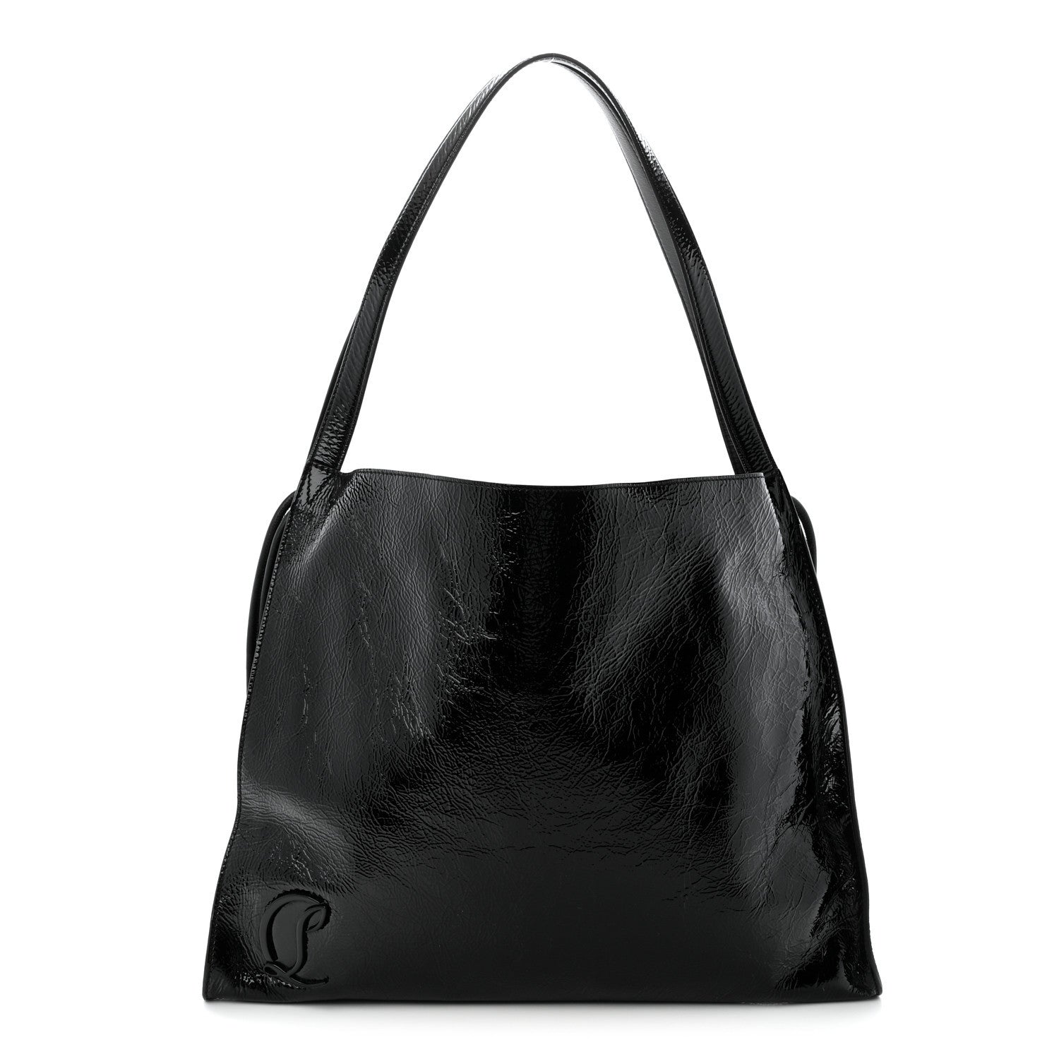 Christian Louboutin Patent Vogue Le 54 Tote Black 1 of 11