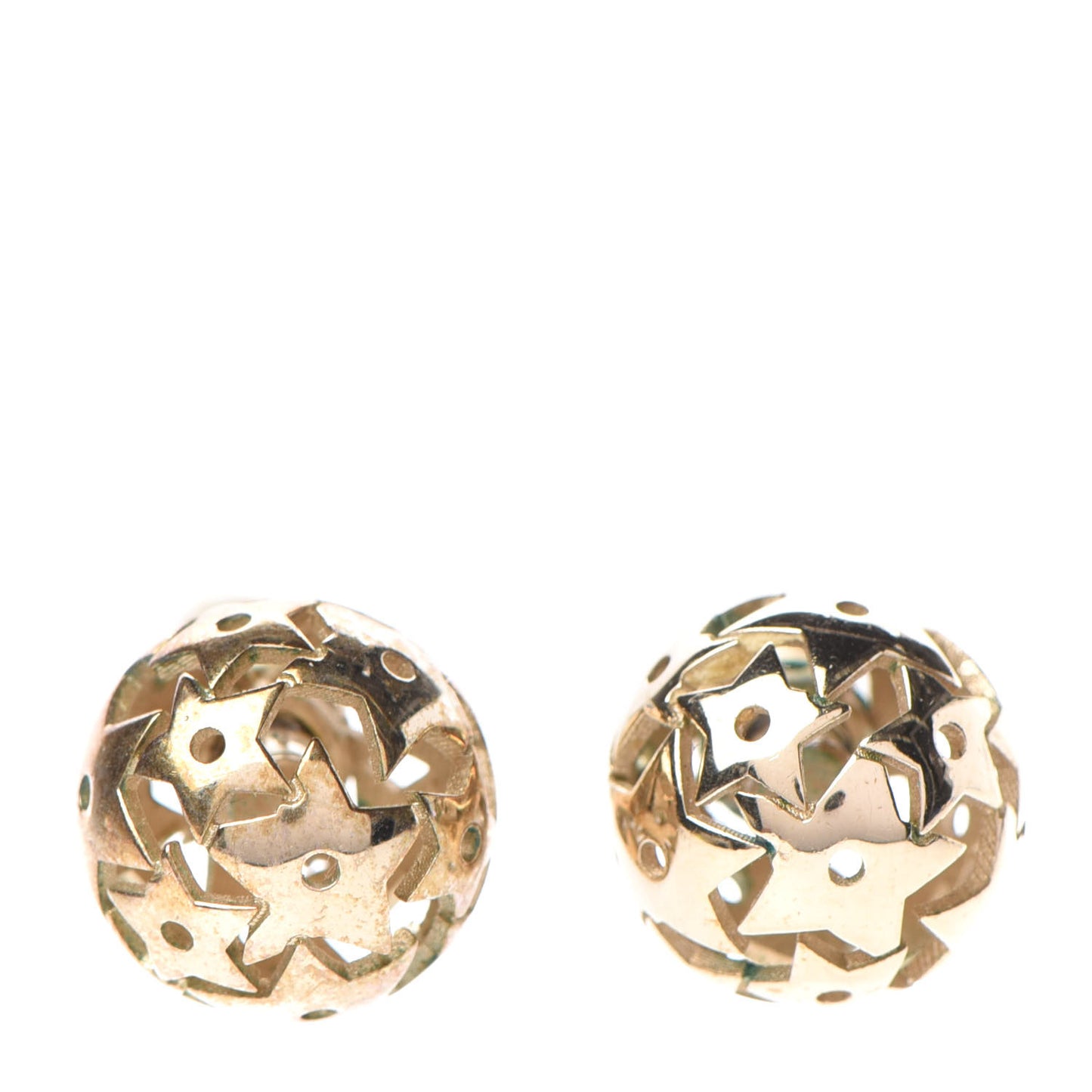 Pearl Star Mise En Dior Tribal Earrings Gold
