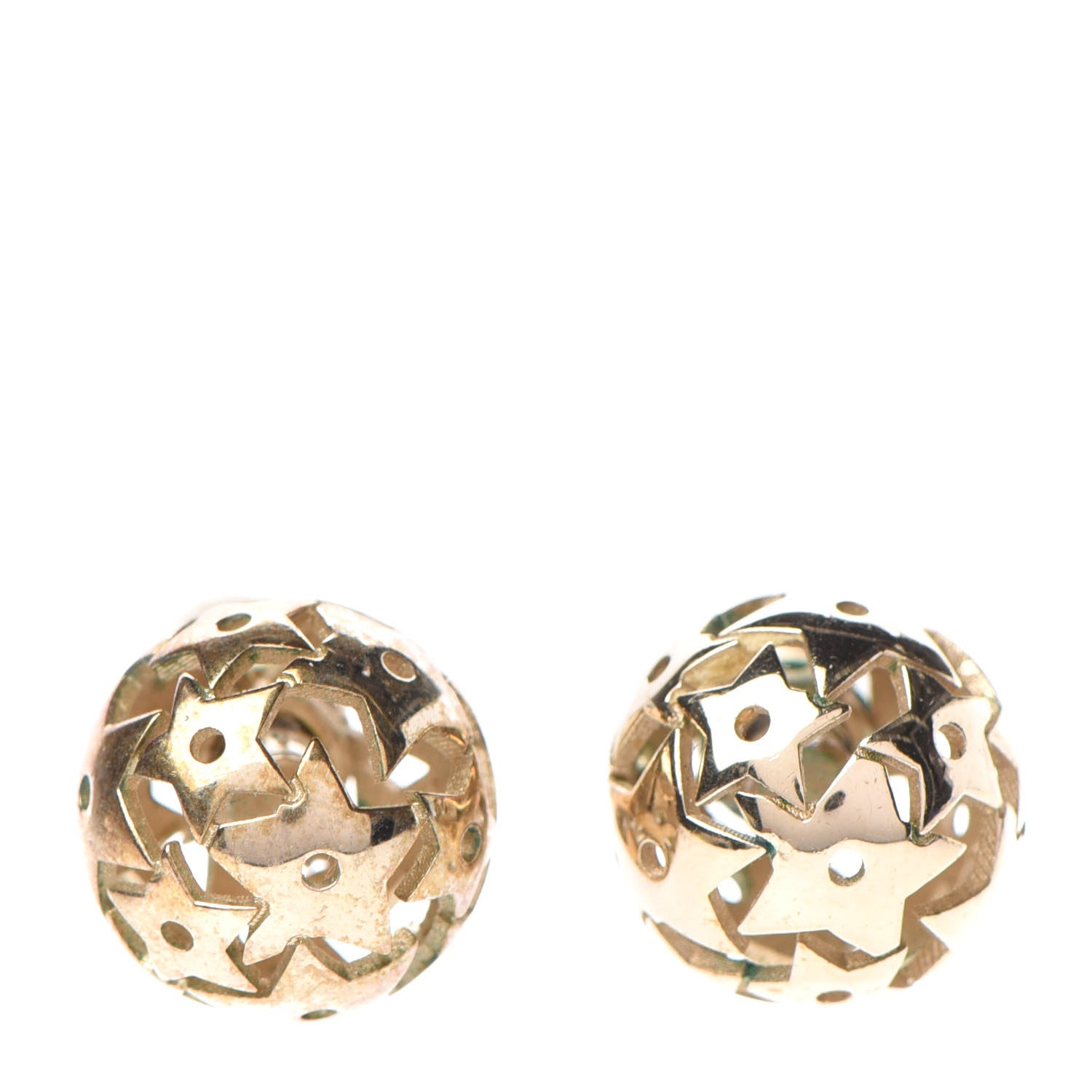 Christian Dior Pearl Star Mise En Dior Tribal Earrings Gold 1 of 4