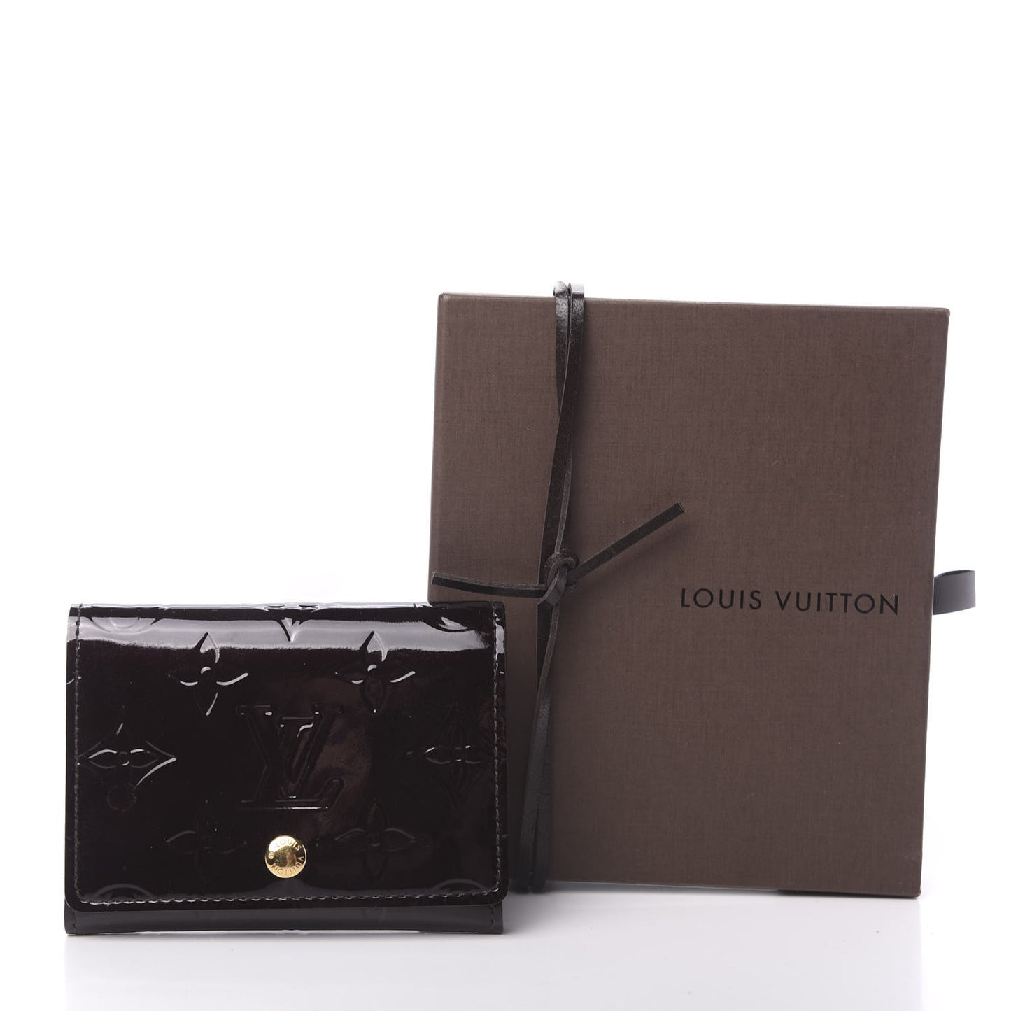 Vernis Business Card Holder Amarante