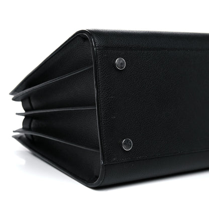 Saint Laurent Grained Calfskin Small Sac De Jour Black 6 of 16