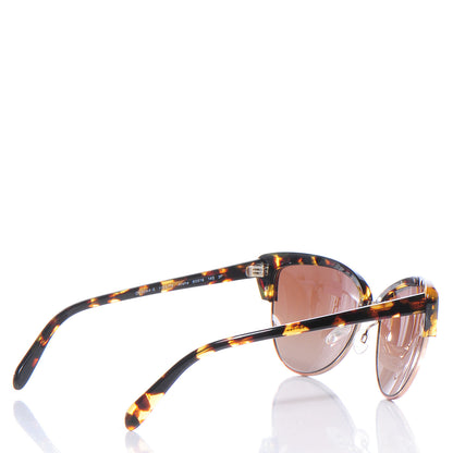 Oliver Peoples Alisha Half Cat Eye Sunglasses Brown 3 of 6