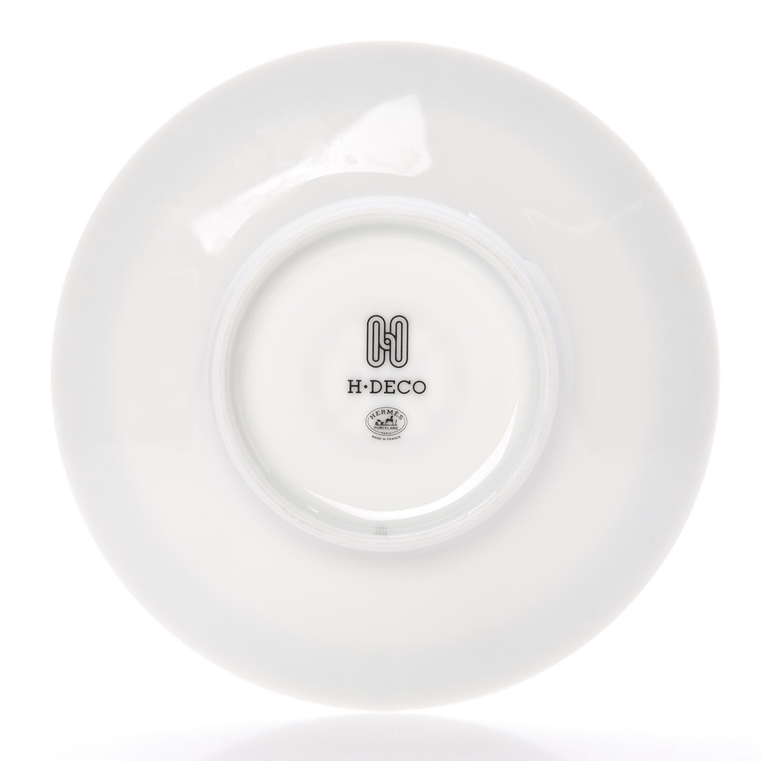 Hermes Porcelain H Deco Tea Cup And Saucer Set Of 2 5 of 8