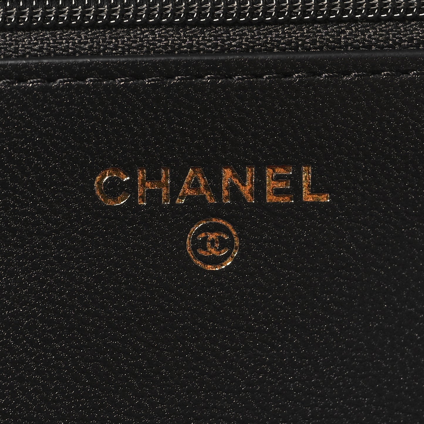 Lambskin Quilted Chanel 19 Wallet On Chain WOC Black