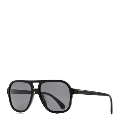 Chanel Acetate CC Sunglasses 5436-Q-A Black 1 of 7