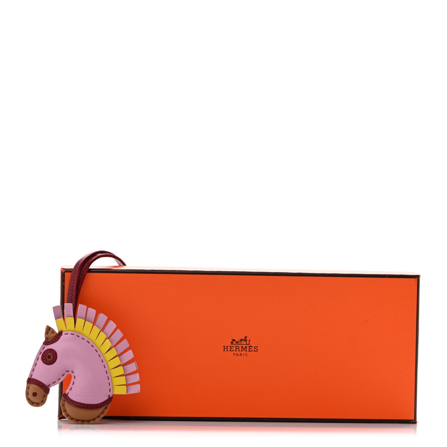 Milo Lambskin Geegee Camail Bag Charm Mauve Sylvestre Chai Lime Rouge Grenat