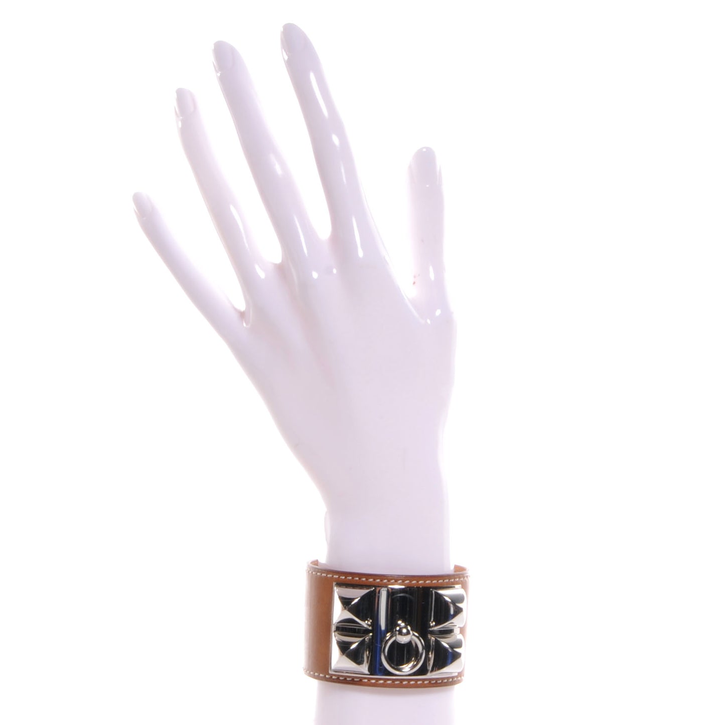 Barenia Collier de Chien CDC Bracelet Fauve Small