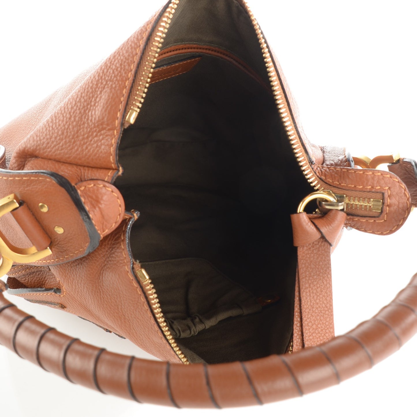 Calfskin Medium Marcie Hobo Tan