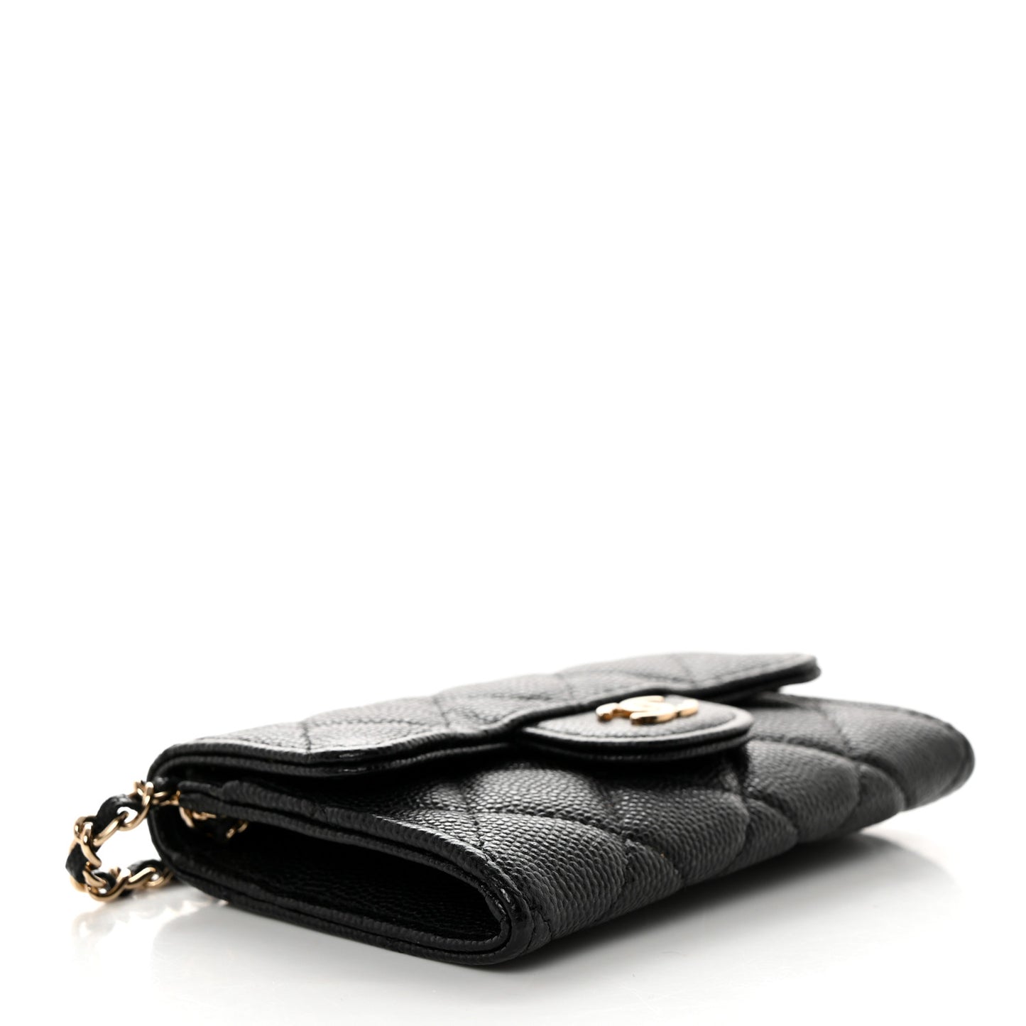 Caviar Quilted Belt Bag Black