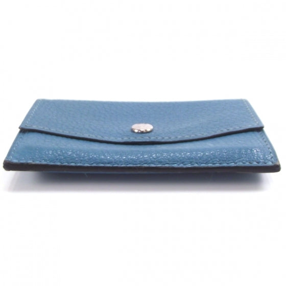 Hermes Epsom Card Holder Coin Purse Bleu 4 of 8