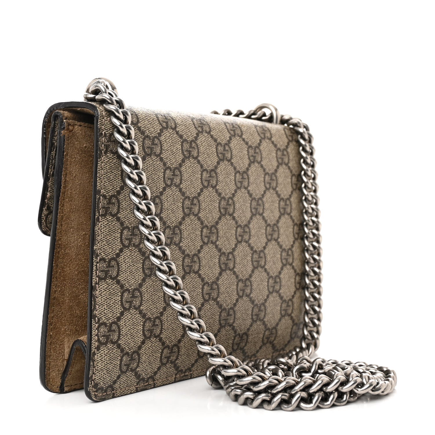 Gucci GG Supreme Monogram Mini Dionysus Shoulder Bag Taupe 3 of 13