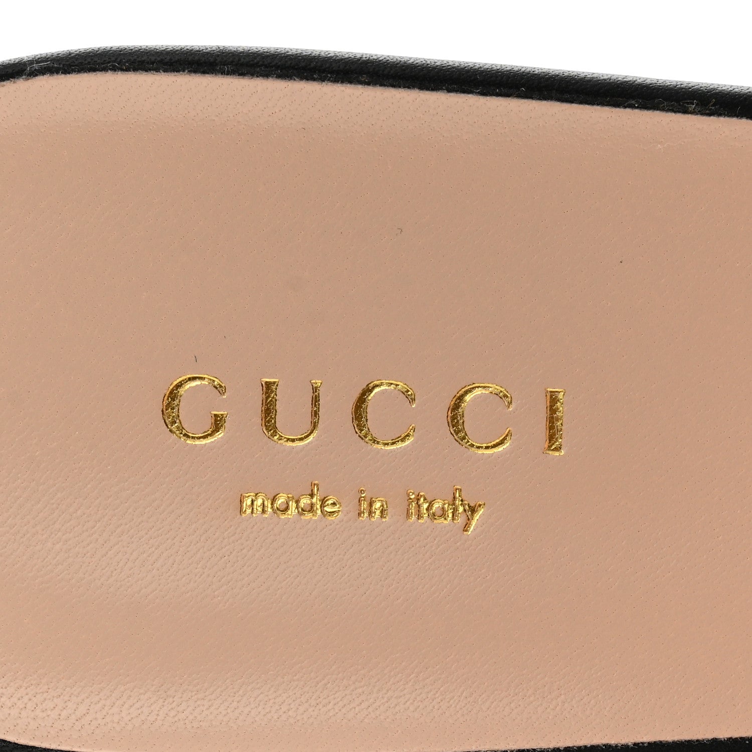 Gucci Cosmos Softy Calfskin Interlocking G Cut Out 55mm Slide Sandals 41.5 Black 6 of 9