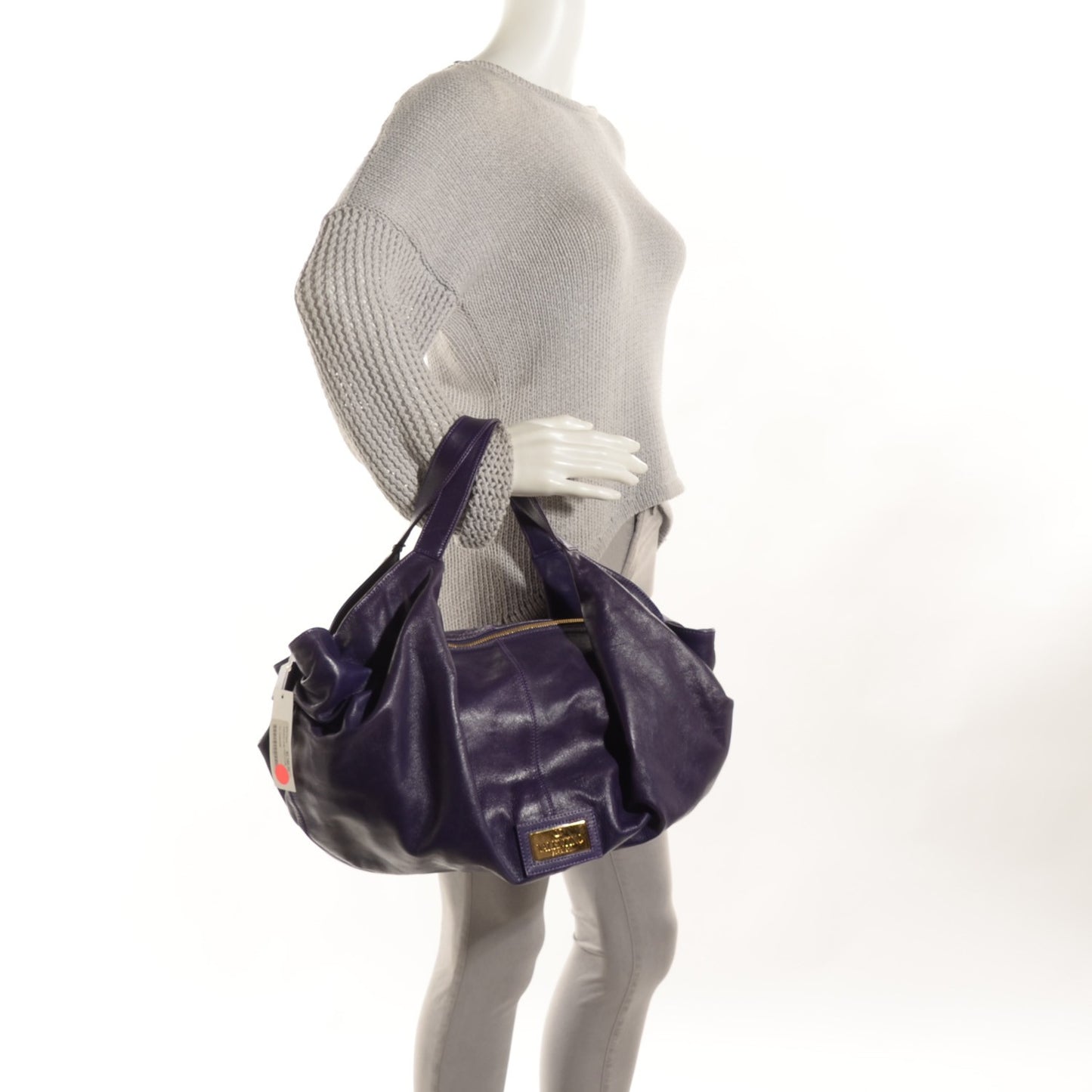 Nappa Large Nuage Bow Hobo Purple
