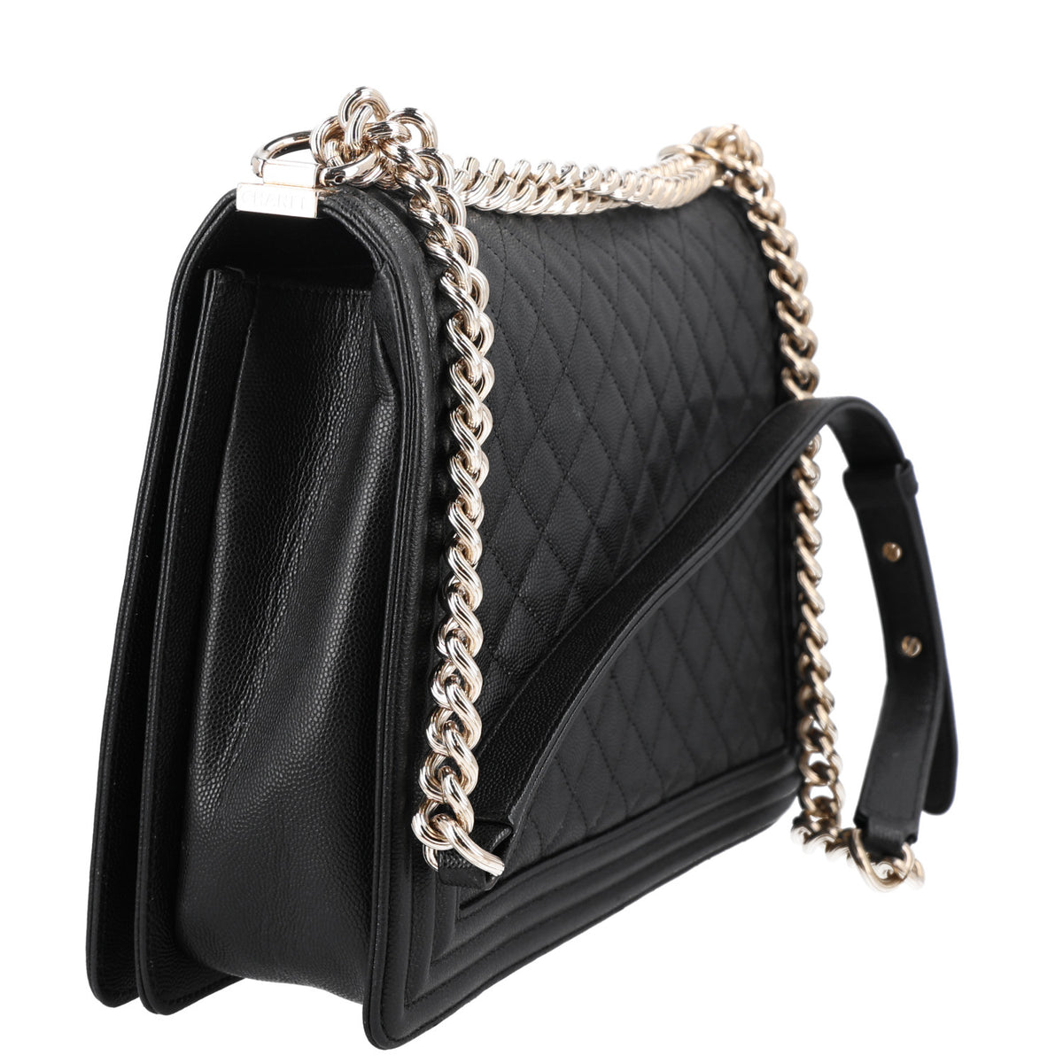 Chanel Caviar Quilted Large Boy Flap Black 3 of 10