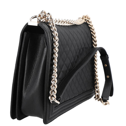 Chanel Caviar Quilted Large Boy Flap Black 3 of 10
