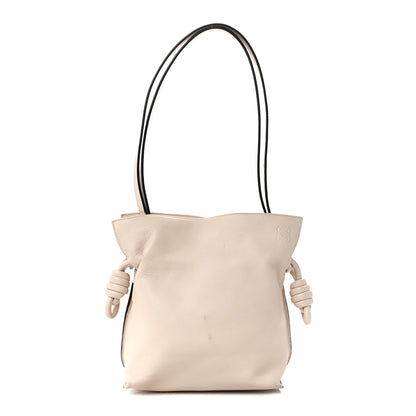 Loewe Calfskin Small Flamenco Knot Bag Ivory 1 of 13