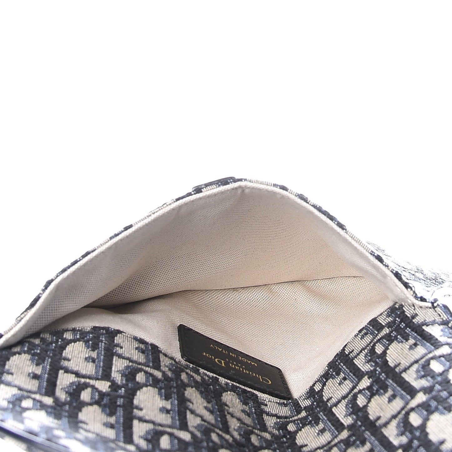 Oblique Saddle Belt Bag Blue