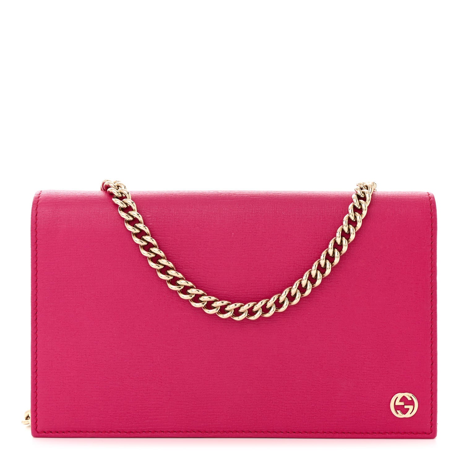 Gucci Textured Calfskin Medium Betty Chain Wallet Blossom 1 of 9