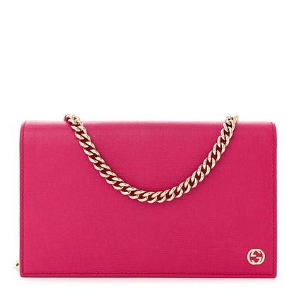 Gucci Textured Calfskin Medium Betty Chain Wallet Blossom 1 of 9