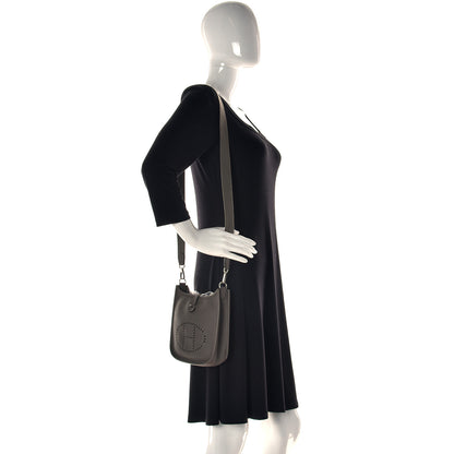 Hermes Taurillon Clemence Evelyne TPM Etain 3 of 10