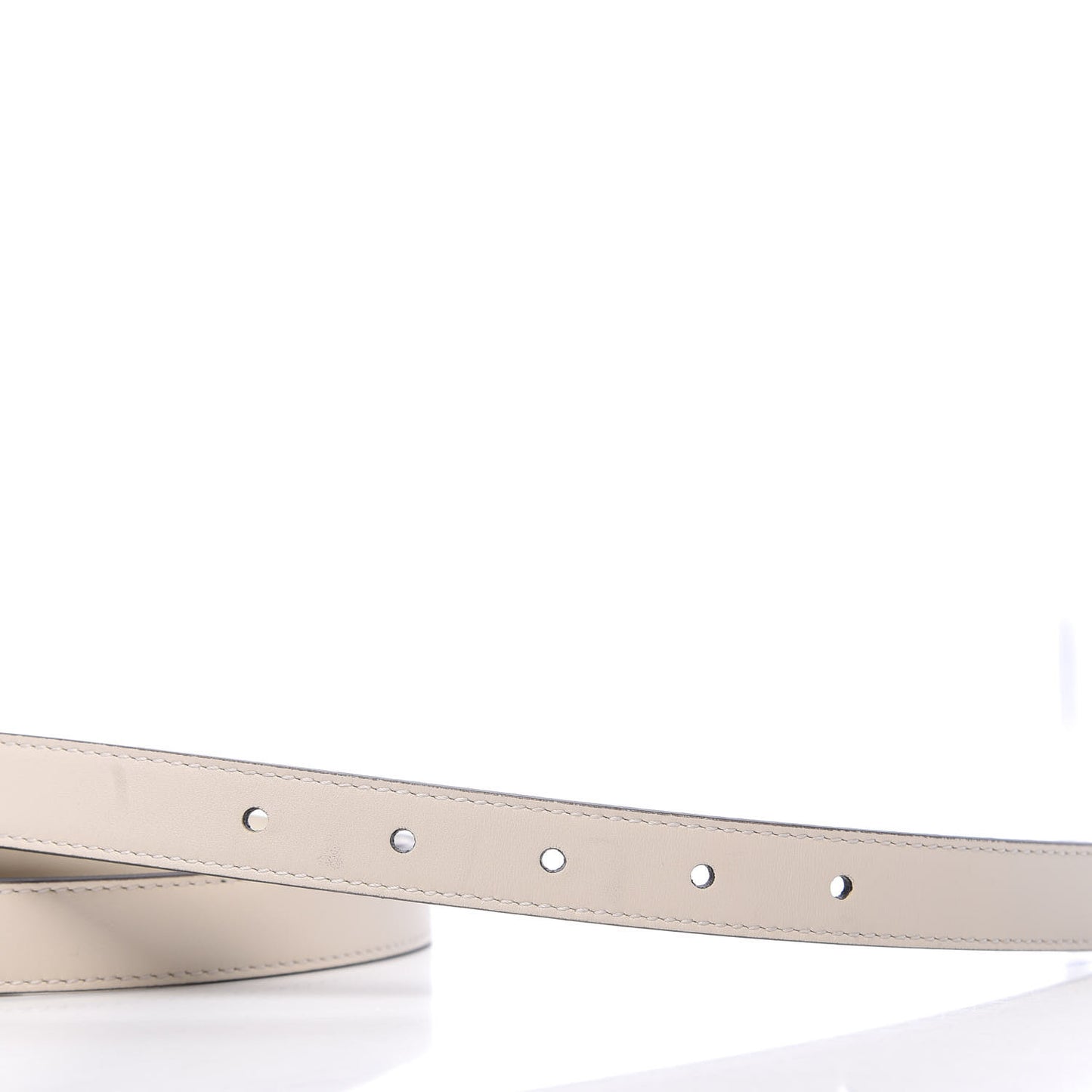 Calfskin Double G 20mm Belt 95 38 Mystic White