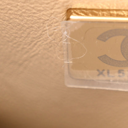 Chanel Caviar Lizard Embossed Quilted Small Coco Handle Flap Dark Beige 6 of 9