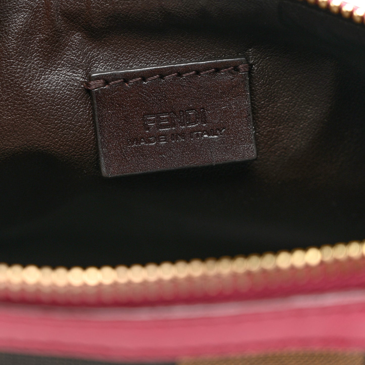 Pequin Vitello Pouch Tobacco Amarena