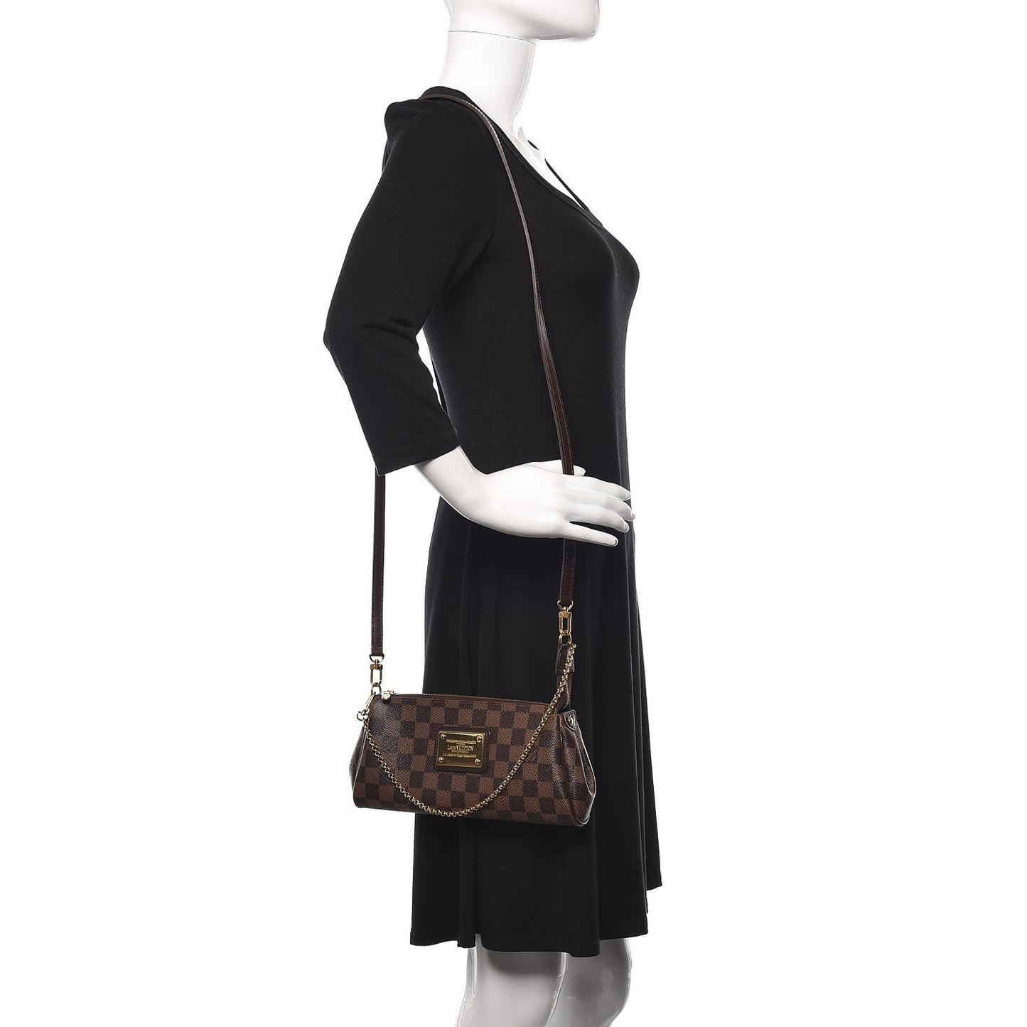 Damier Ebene Eva Clutch