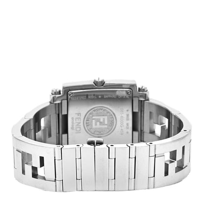 Fendi Stainless Steel 30mm Quadro Quartz Watch 3 of 4