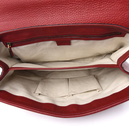 Gucci Cellarius Calfskin Large GG Marmont Shoulder Bag Vulcanic Red 4 of 10