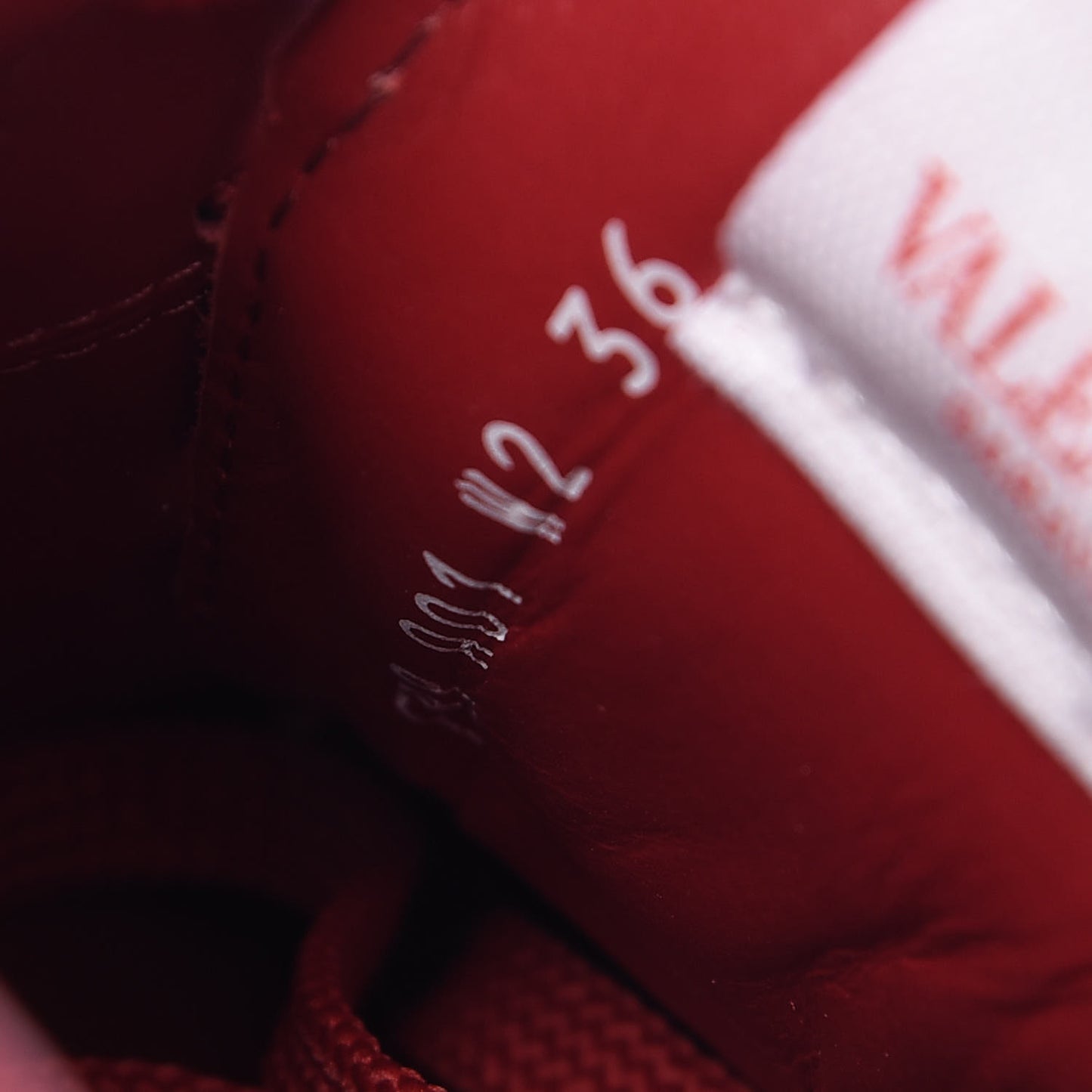 Calfskin Rockstud Untitled Open Sneakers 36 Rosso Valentino