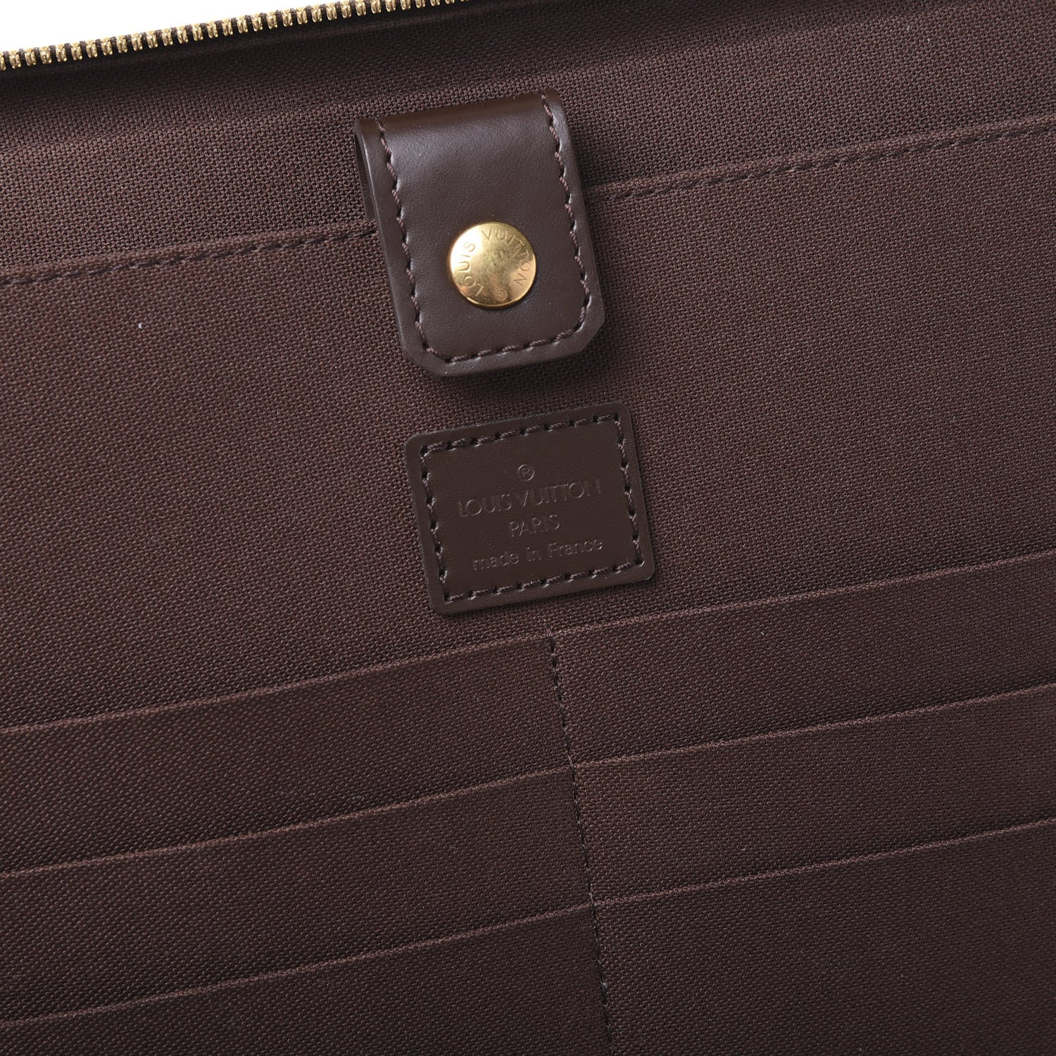 Louis Vuitton Damier Ebene Porte Ordinateur Sabana Computer Case 5 of 8