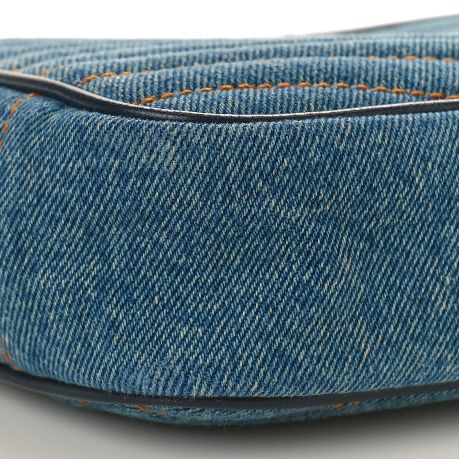 Saint Laurent Denim Matelasse Monogram Mini Lou Camera Bag California Blue 9 of 10