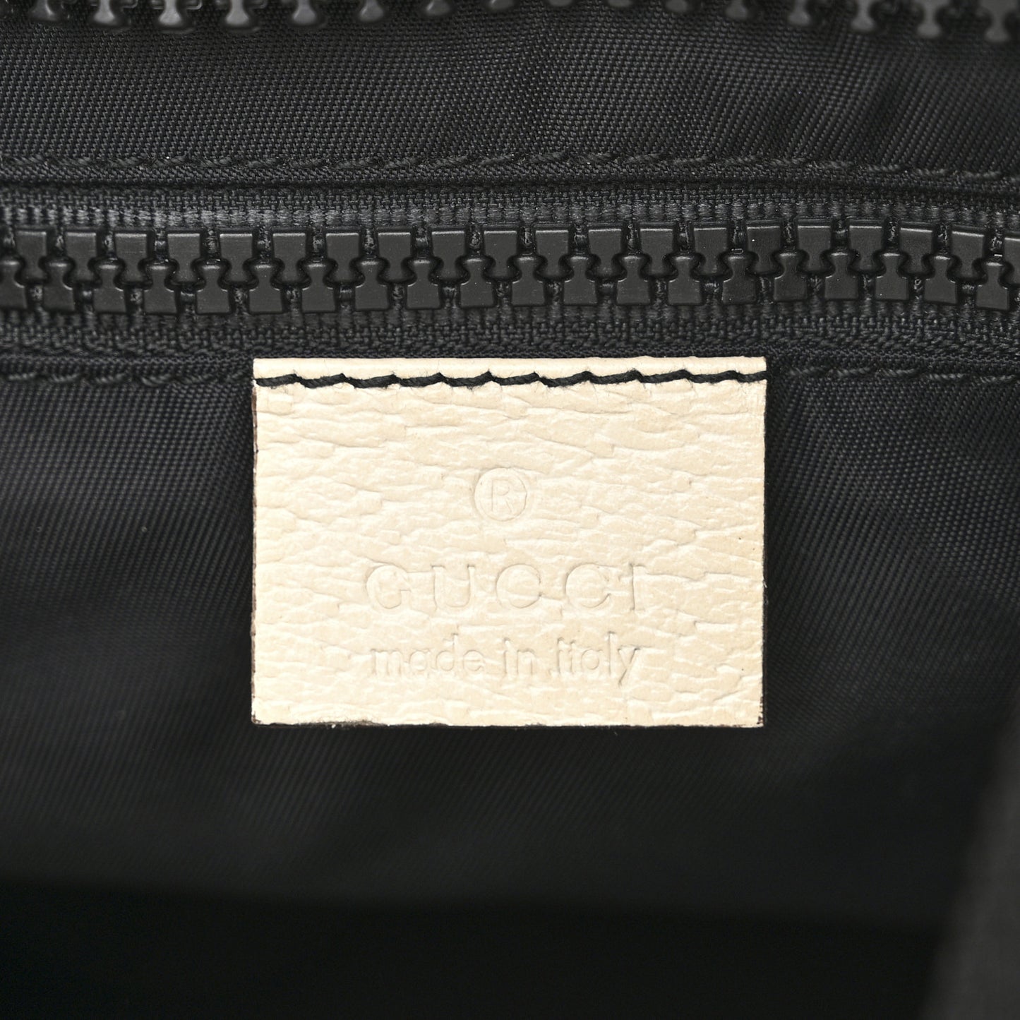 Coated Canvas Large Logo Tote Black