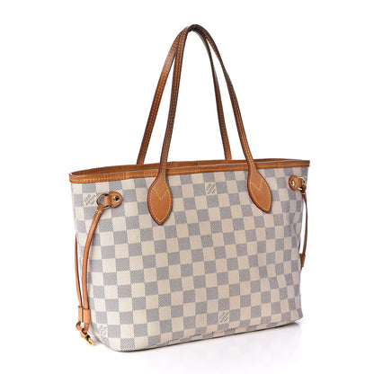 Louis Vuitton Damier Azur Neverfull PM 2 of 12