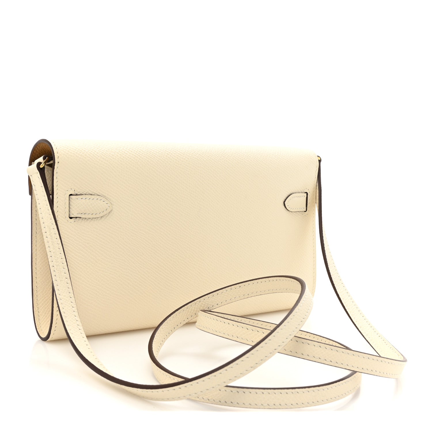 Hermes Epsom Verso Kelly Wallet To Go Nata Sesame 3 of 10