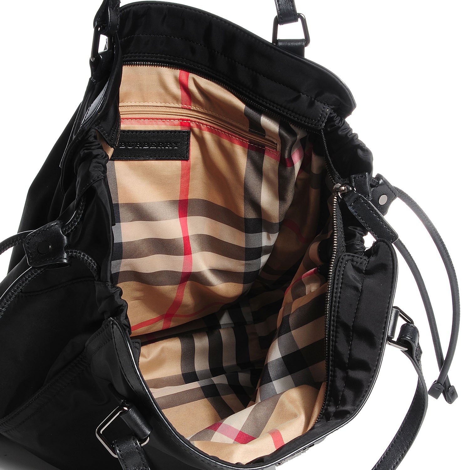Burberry Nylon Buckleigh Packable Tote Black 5 of 8