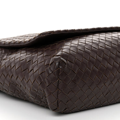 Bottega Veneta Nappa Intrecciato Messenger Bag Ebano 8 of 9