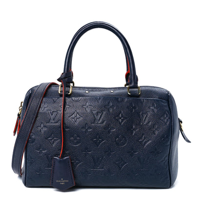 Louis Vuitton Empreinte Speedy Bandouliere 25 NM Marine Rouge 1 of 12
