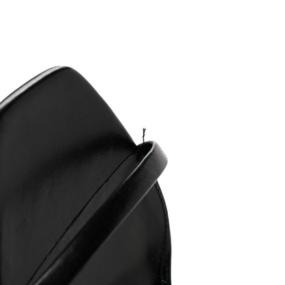 Saint Laurent Patent Calfskin Opyum 110 Sandals 37.5 Black 11 of 14